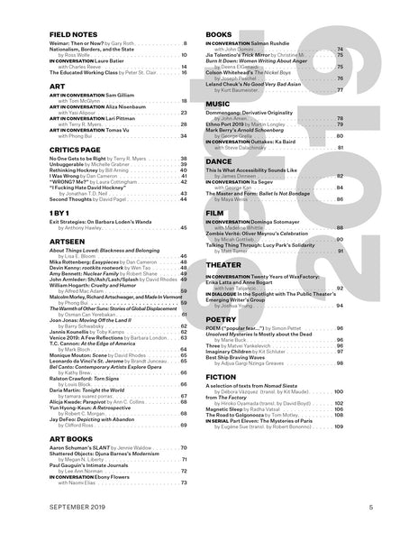 September 2019 Print Issue