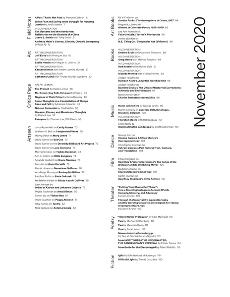 November 2020 Print Issue