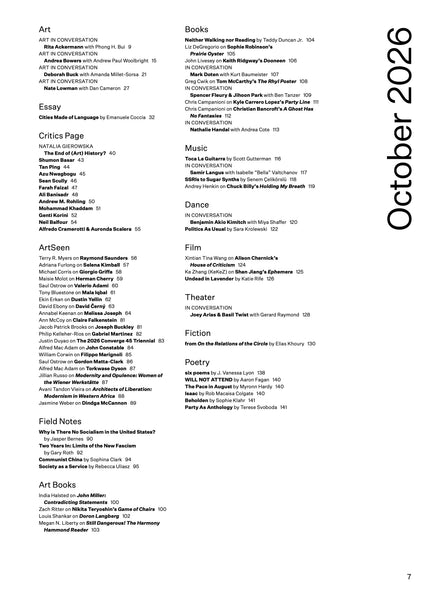 October 2026 Print Issue